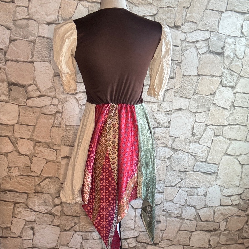 Whimsical Brown and Pink Kids Costume - Picture 3 of 4